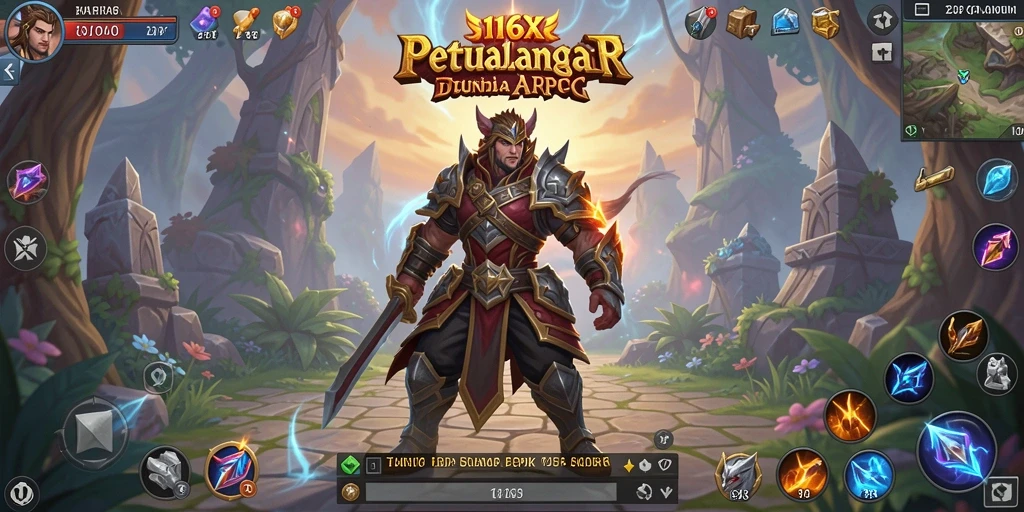 Tampilan gameplay 116X yang mendebarkan dalam pertempuran ARPG.