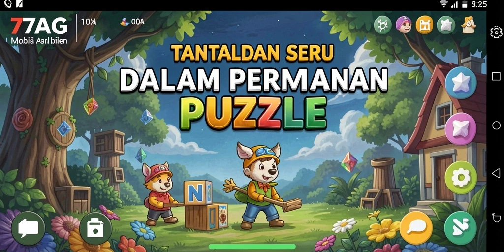 Tampilan gameplay Puzzle yang menantang dan seru.