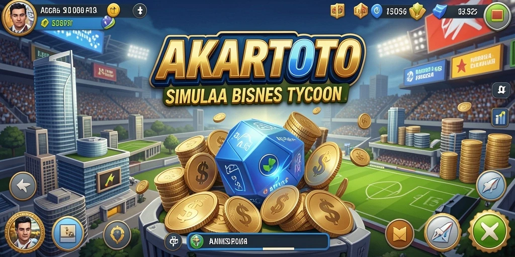Tampilan gameplay AKARTOTO yang menarik dan interaktif.