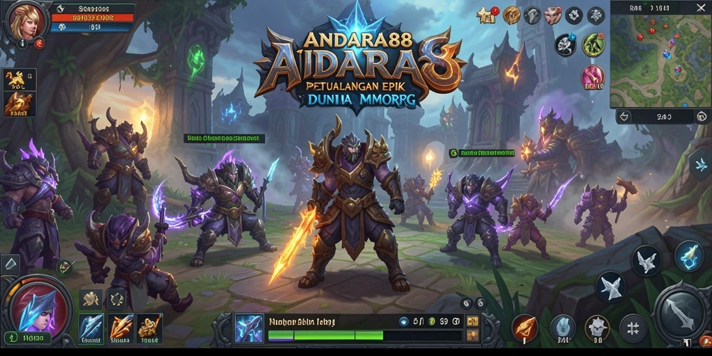 Gameplay ANDARA88 yang mendebarkan dan penuh aksi dalam dunia fantastis.