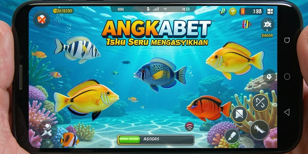 Tampilan gameplay seru dari permainan Tembak Ikan ANGKABET.