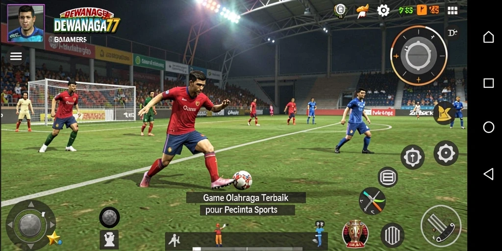 Gameplay menarik DEWANAGA77 dengan aksi olahraga yang seru.