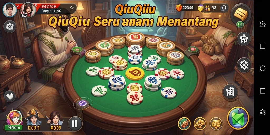 Gameplay seru QiuQiu H03 dengan fitur multiplayer.