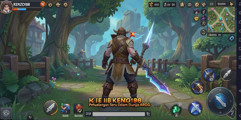 Tampilan gameplay menarik dan seru dalam KENZO188.