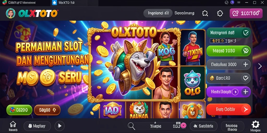 Tampilan menarik dari gameplay Slot OLXTOTO yang mengasyikkan.
