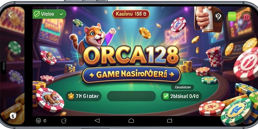 Tampilan gameplay ORCA128 yang menarik dan penuh aksi.