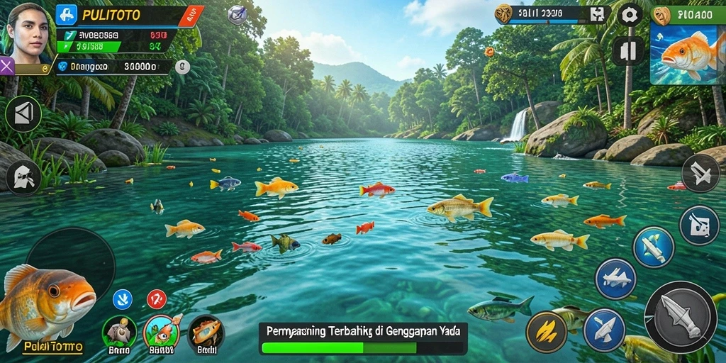 Tampilan gameplay PULITOTO yang realistis dan mengasyikkan.