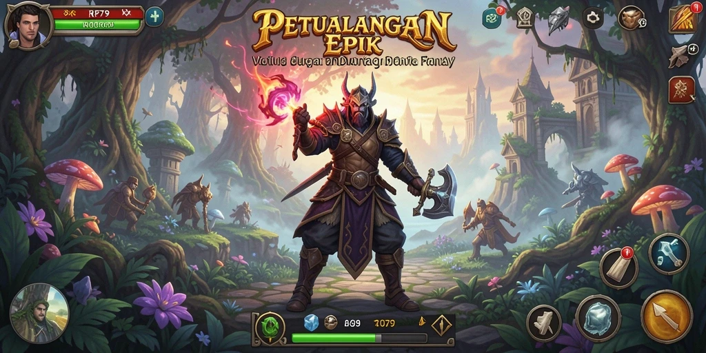 Gameplay seru dan mendalam di RP79 dengan aksi pertarungan menarik.