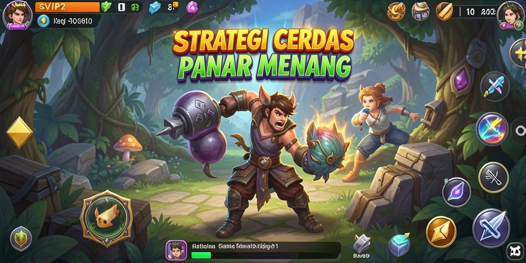 Screenshot gameplay SVIP2 yang menampilkan pertempuran strategi yang intens.